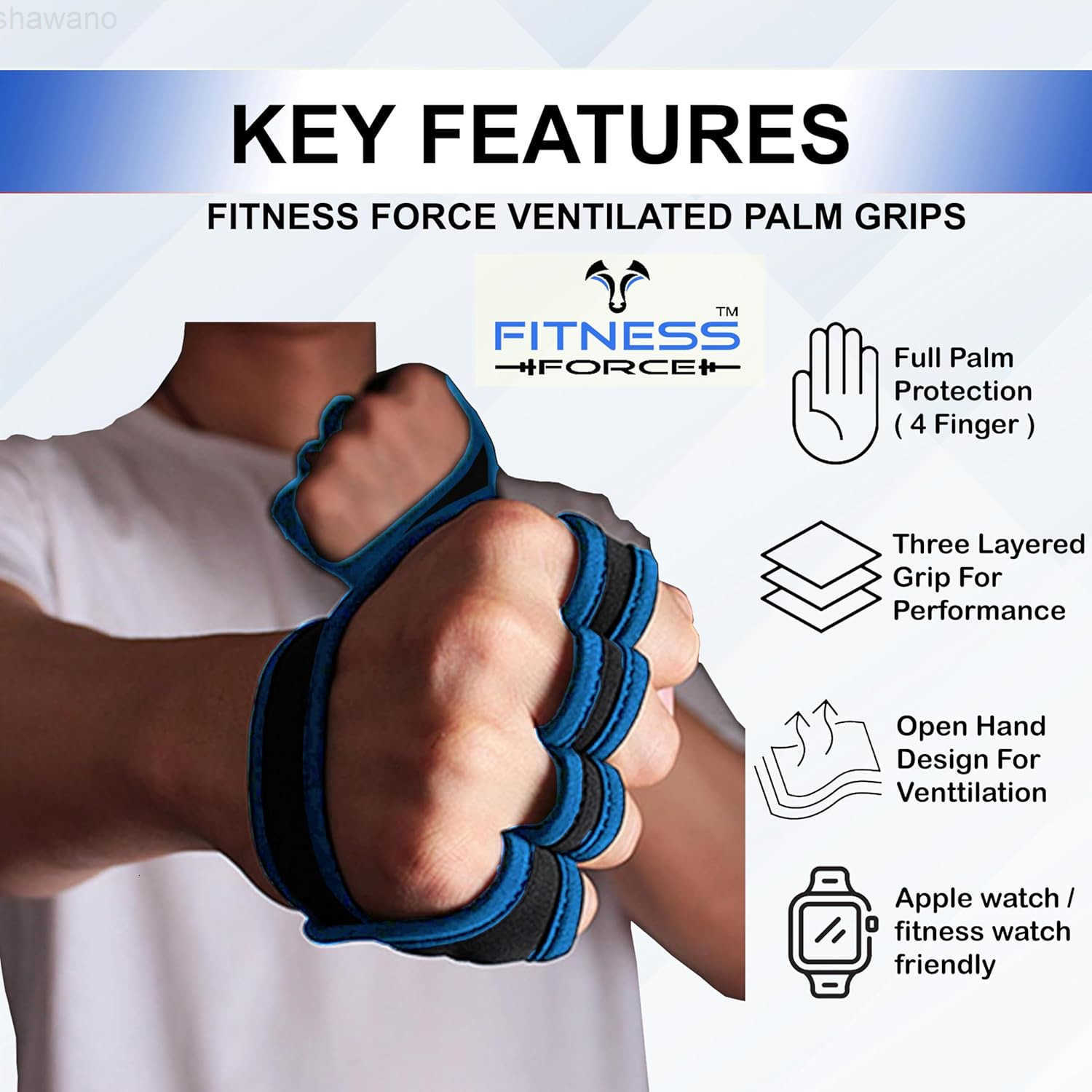 Workout Gloves for Men Women Partial Weight Lifting NonSlip Gym Gloves Lifting Grip for Calluses Guard Fingerless Exercise Gloves with Full Palm Prote