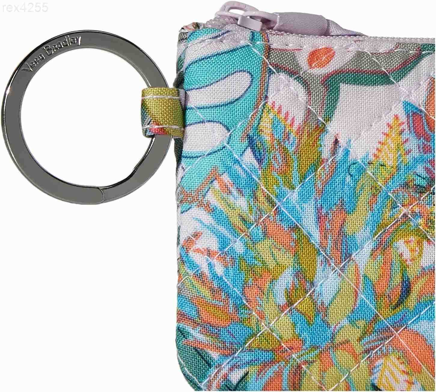 Womens Cotton Zip ID Case WalletW250911