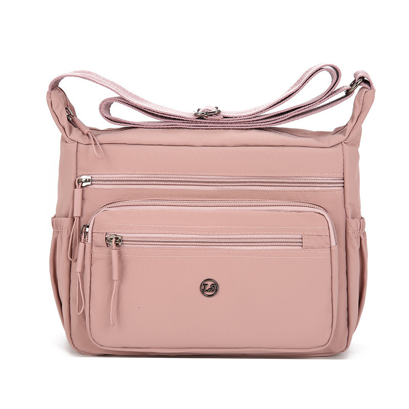 Luxury Bag New Large Capacity Multi Layer Crossbody Bag Solid Free Shipping Color Nylon Casual Shoulder Bag Commuting Versatile Designer Bag Middle Ag