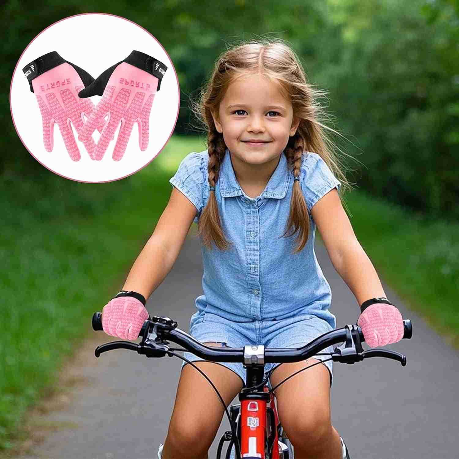 Sport Cycling Glove NonSlip Boys Girls Kids Fishing Gloves for Child Cycling Climbing Riding Biking Outdoor SportsW250911