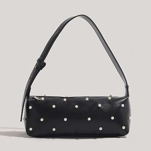 New Textured Baguette Underarm Bag Niche Hot Designer Bags Girl Handbag Fashion Single Shoulder