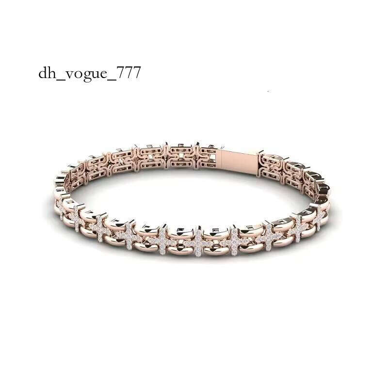 Sterling Sier Minimalist Round Moissanite Dia Men Women Latest Fancy Classic Bracelet for All Ocn
