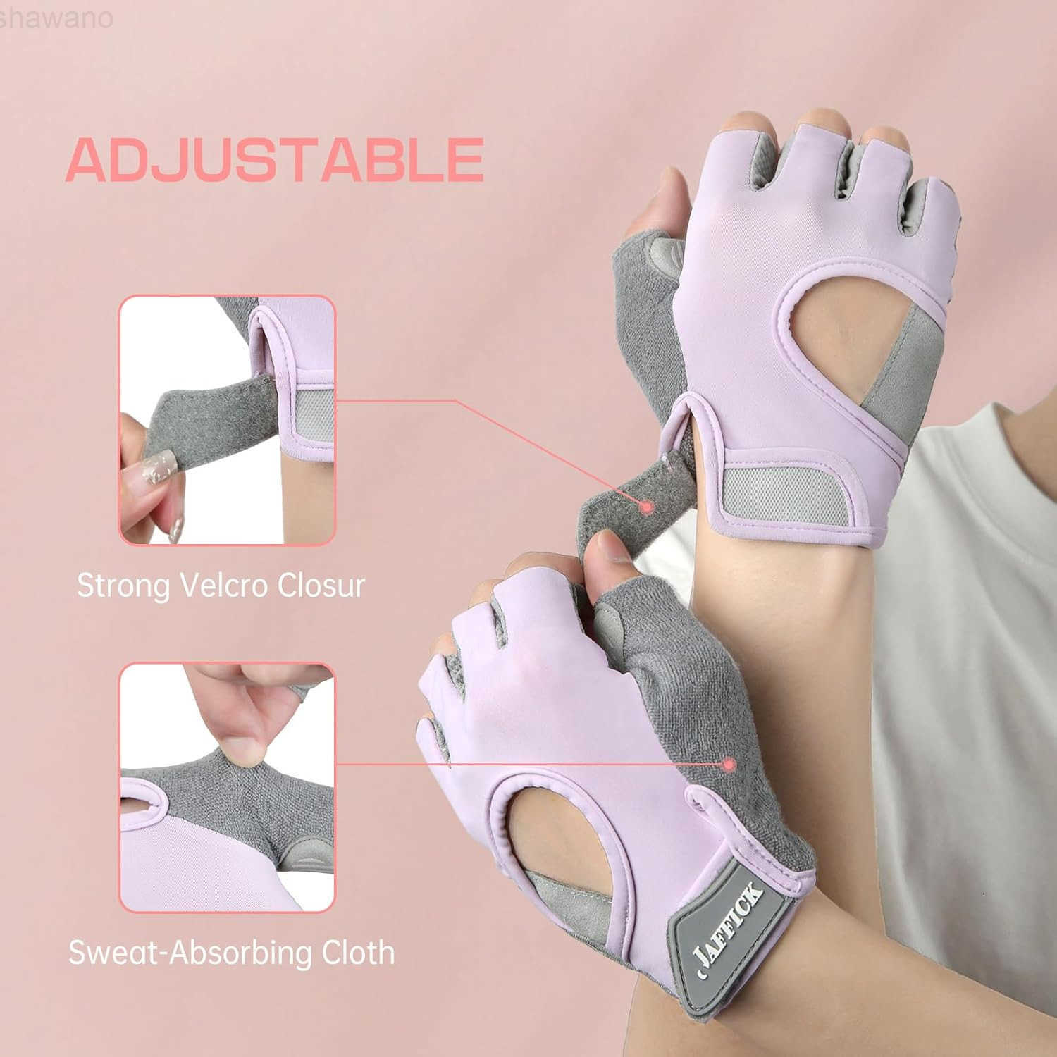 Workout Gloves for Women Lightweight Breathable Fitness Gloves with NonSlip Grip for Gym Weightlifting Cycling and TrainingW250911