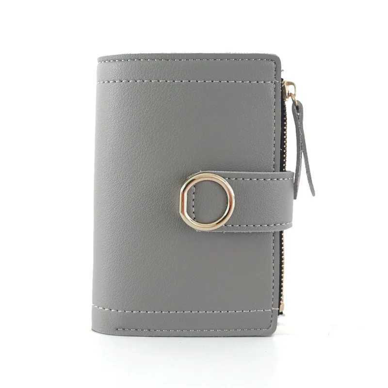 2022 New Fashion Trend Clutch Female Purse Money Clip Wallet Small Zipper Brand Leather Purse Women Ladies Card Bag for Women W250911
