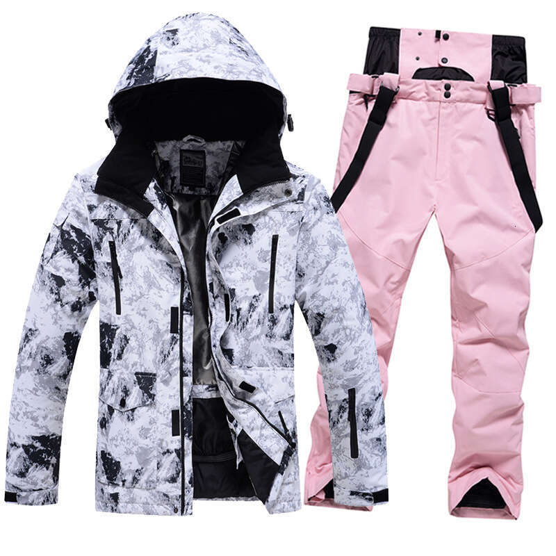 Ski Suits For Couples, Windproof, Waterproof, Warm, Single Double Board Skiing Clothes And Pants