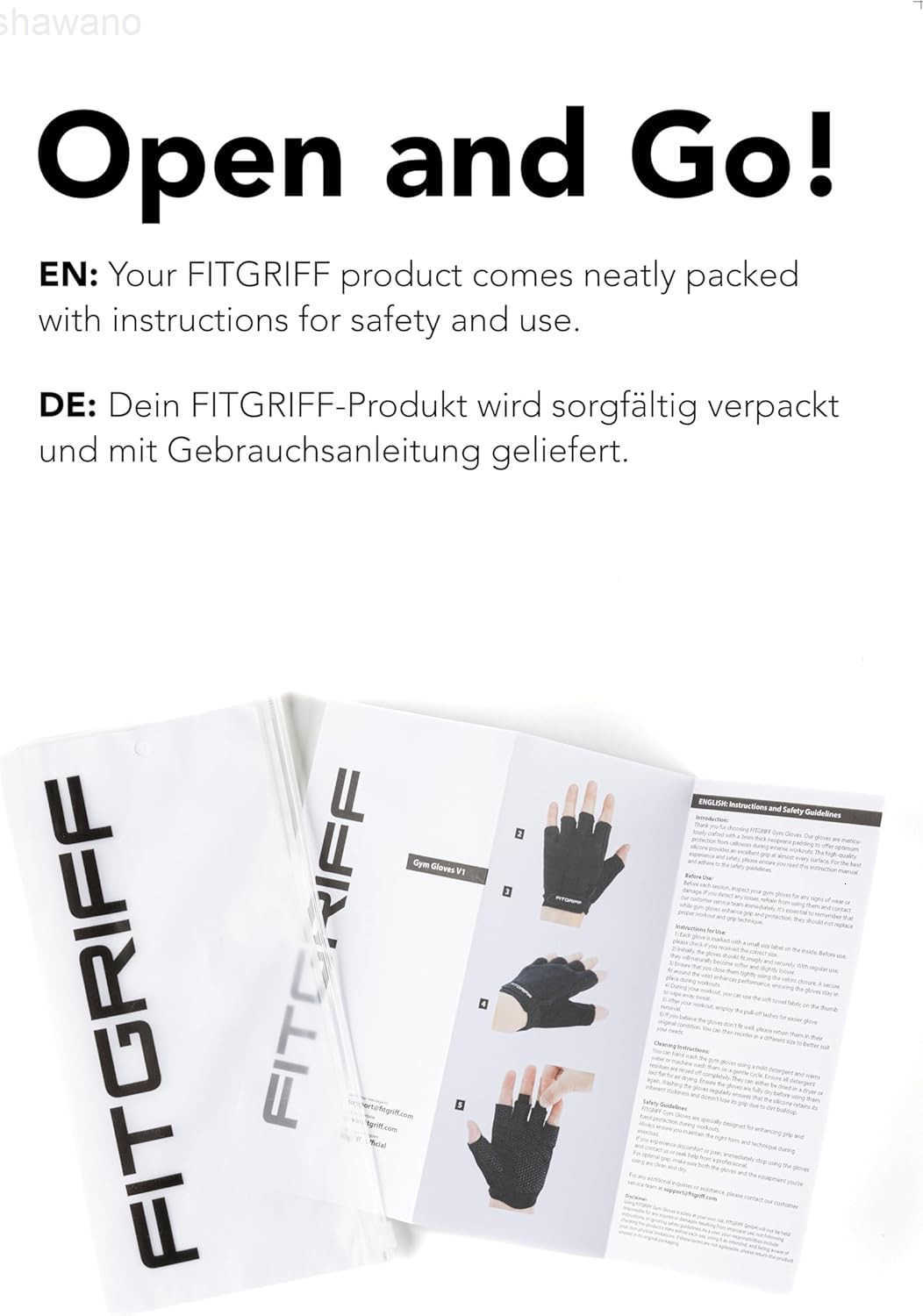 Workout Gloves Padded for Men Women Fingerless Gym Gloves for Weight Lifting Training Full Palm ProtectionW250911