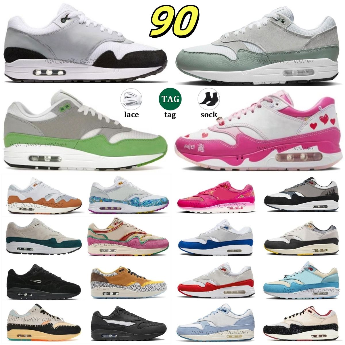 87 Designer Shoes 90s Men Women Sneakers next nature chlorophyll 20th anniversary monarch Triple Black White Outdoor Sports Trainers Running Shoes