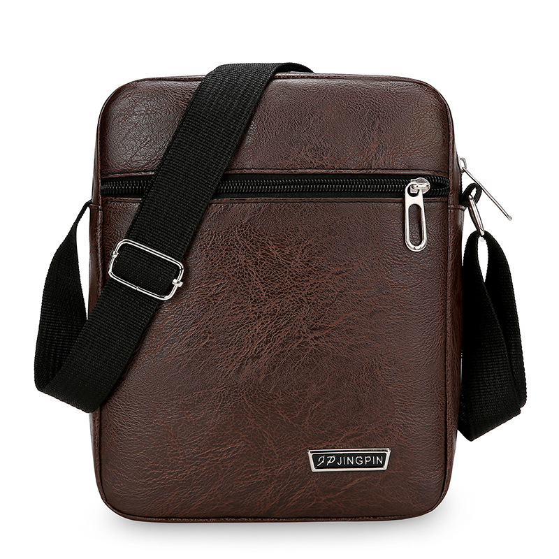 New Free Shipping Designer Bag Simple Men S Single Shoulder Bag PU Luxury Bag Soft Leather Texture Casual Crossbody Bag Business Travel Vertical Brief