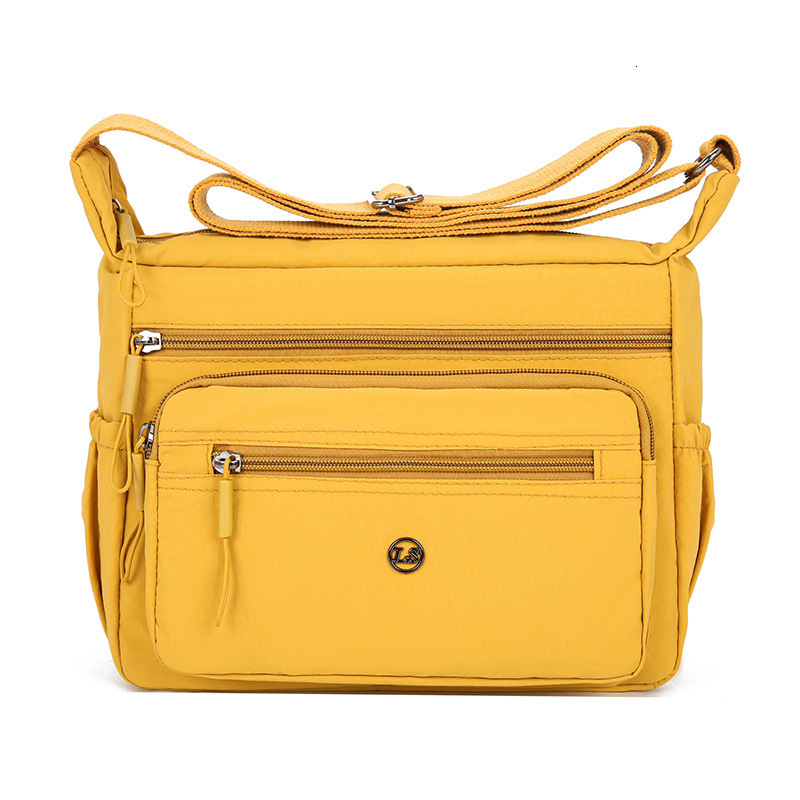 Luxury Bag New Large Capacity Multi Layer Crossbody Bag Solid Free Shipping Color Nylon Casual Shoulder Bag Commuting Versatile Designer Bag Middle Ag