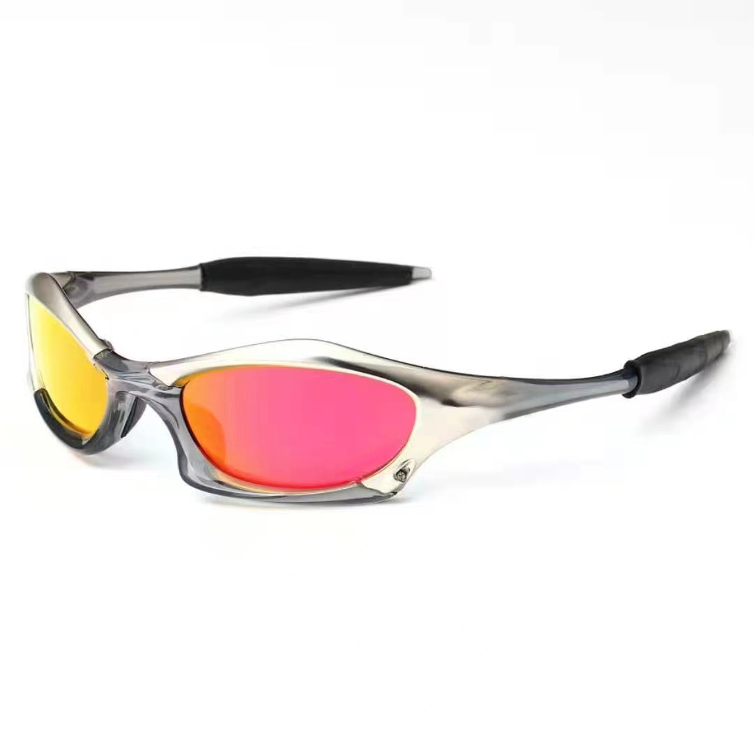 Metal Men Women Polarized Sun Glasses Cycling Riding Bike Goggles Sport Eyewear Sunglasses