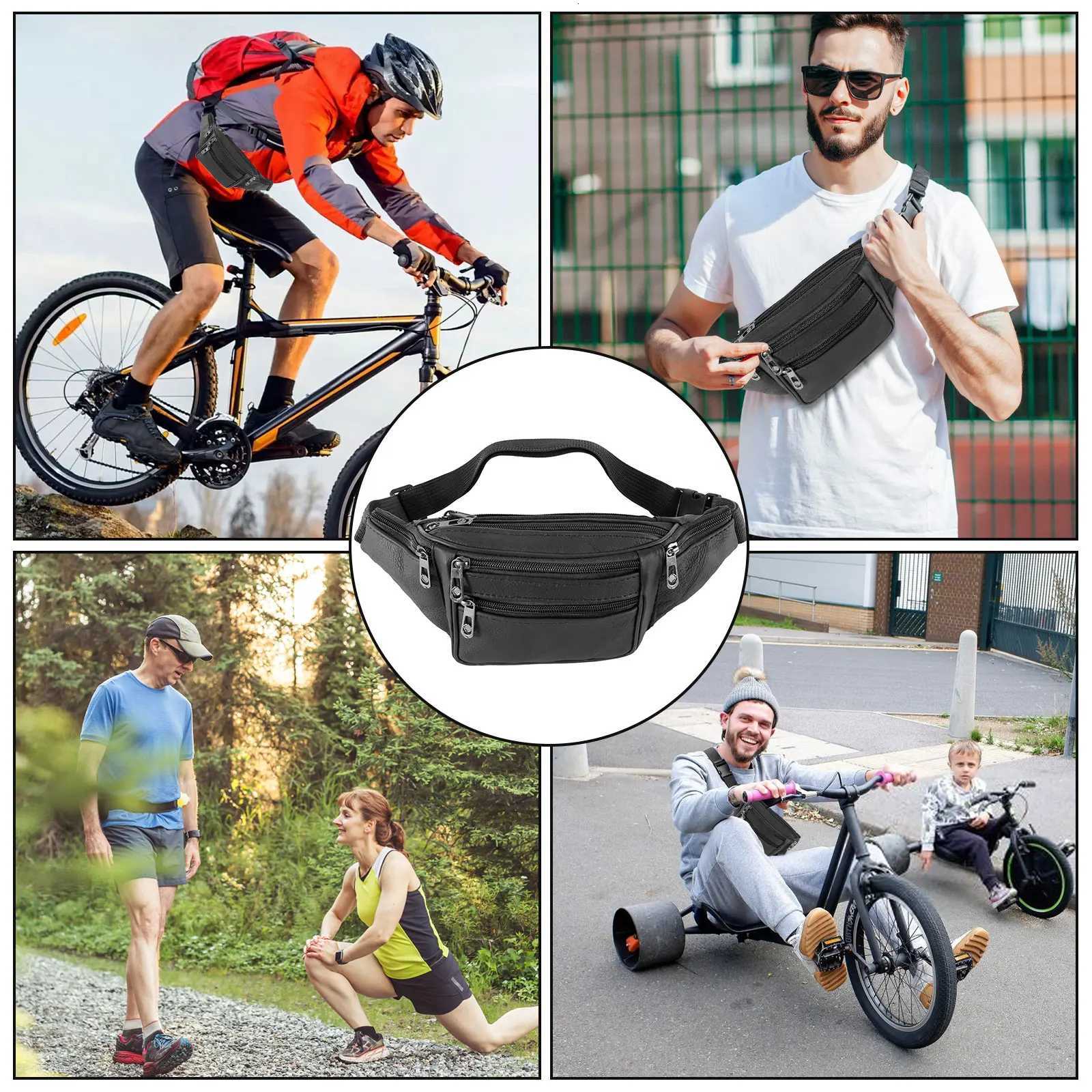 Fanny Packs for Women Men Fashion Waist Pack Belt Bag with 7 Zipper Pockets Adjustable Belt Casual Hip Bum Bag for Travel Z250911