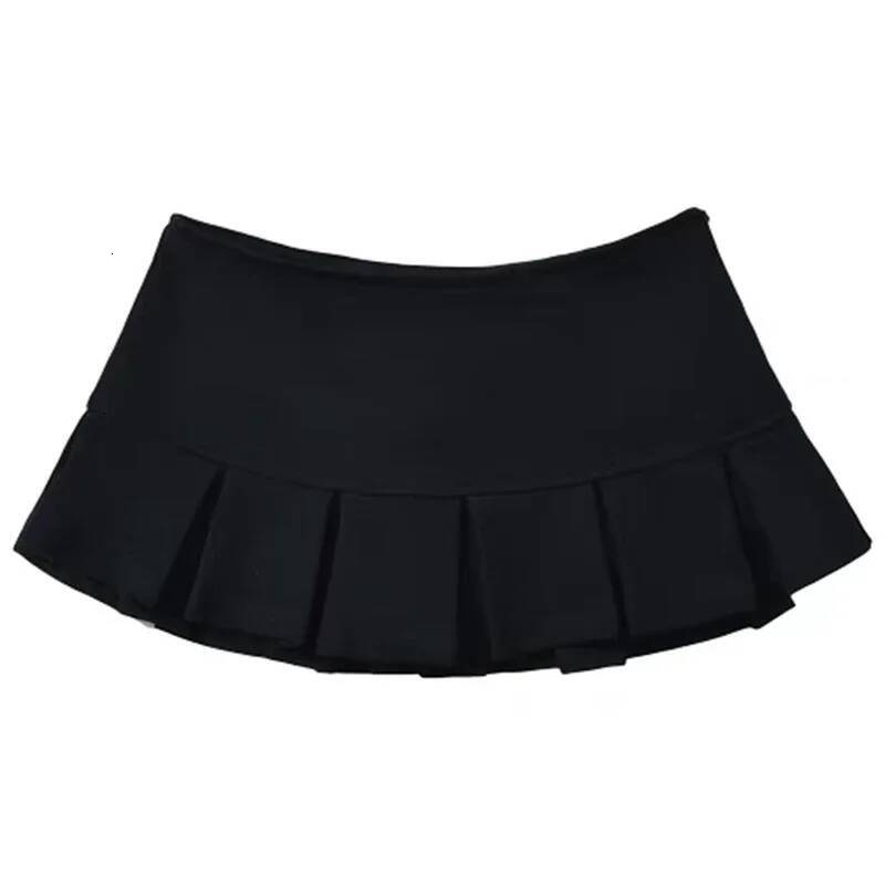 Sexy High Waist Pleated Women Summer Streetwear Mini A Line Skirts Woman Korean Tennis Student Dance Skirt Female 2025 dongdumaoyi