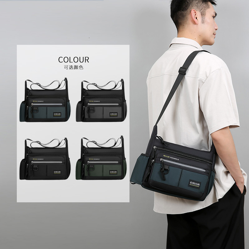 Men S Free Shipping Single Shoulder Bag Trendy Fashion Commuter Portable Water Bottle Crossbody Bag Large Capacity Simple Luxury Designer Bag Bag Busi
