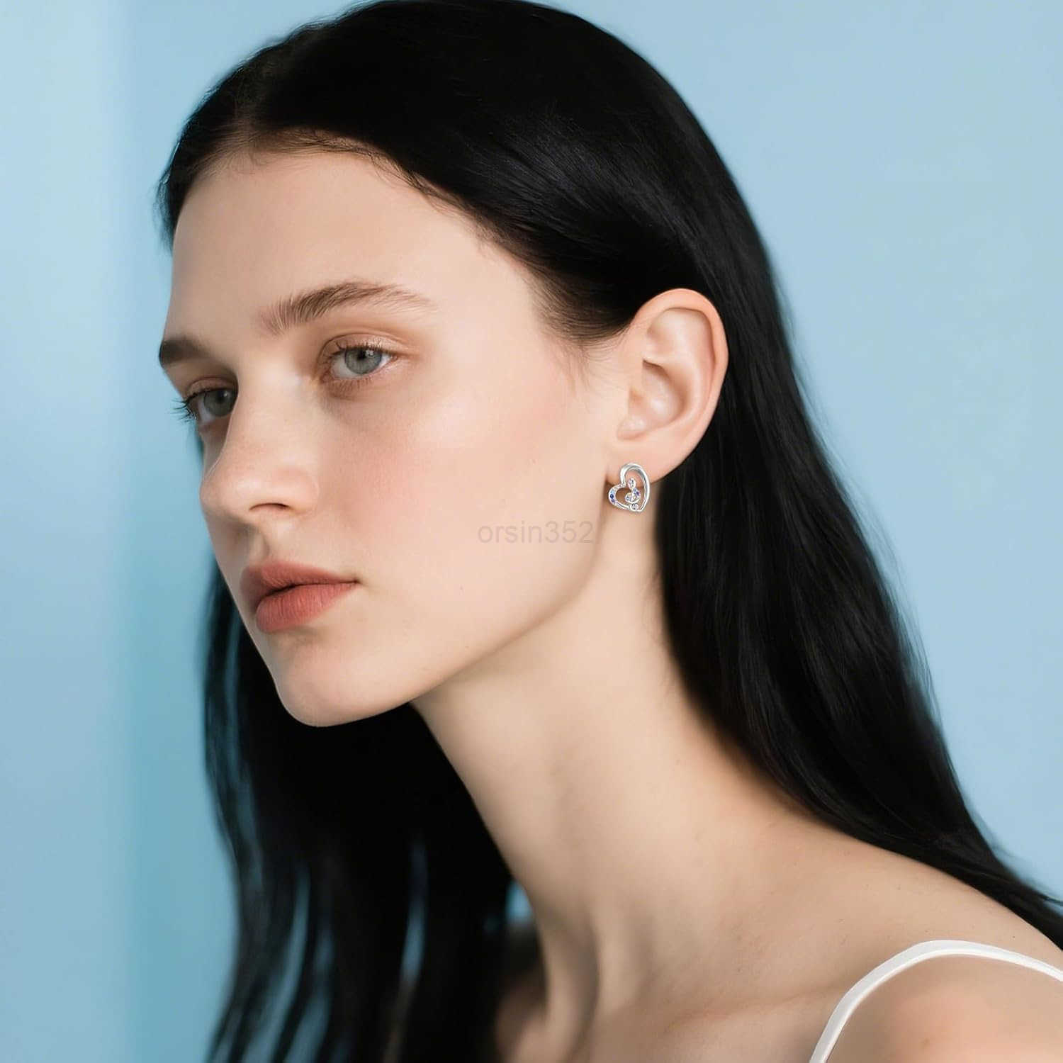 Music Earrings Studs for Women S925 Sterling Silver Musical Note Earring Gift Musical Gift for Music LoversW250911