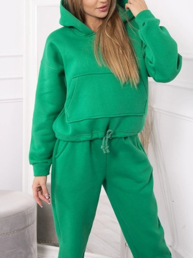 2025 autumn and winter hot selling European and American women's long sleeved top loose sports casual two-piece set autumn and winter new designe