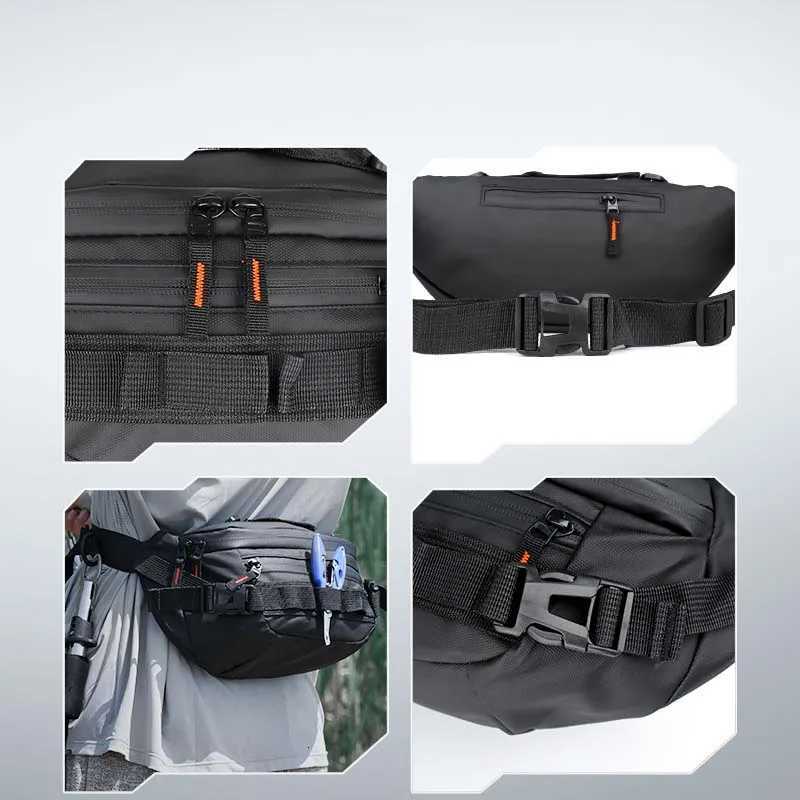yuzhiyuan MultiPurpose Fishing Tackle Bag Lightweight Large Capacity With Comfortable Wide Waist Belt Breathable Mesh Divider Z250911