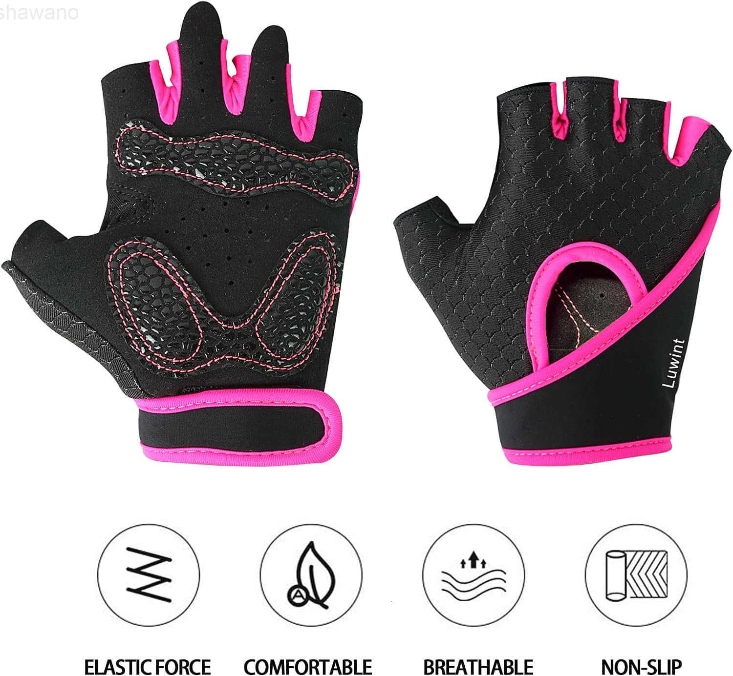 Kids Workout Gloves Ventilated Grip Exercise Gloves for Boys and Girls Weightlifting Hanging Gym Children 312 YearsW250911