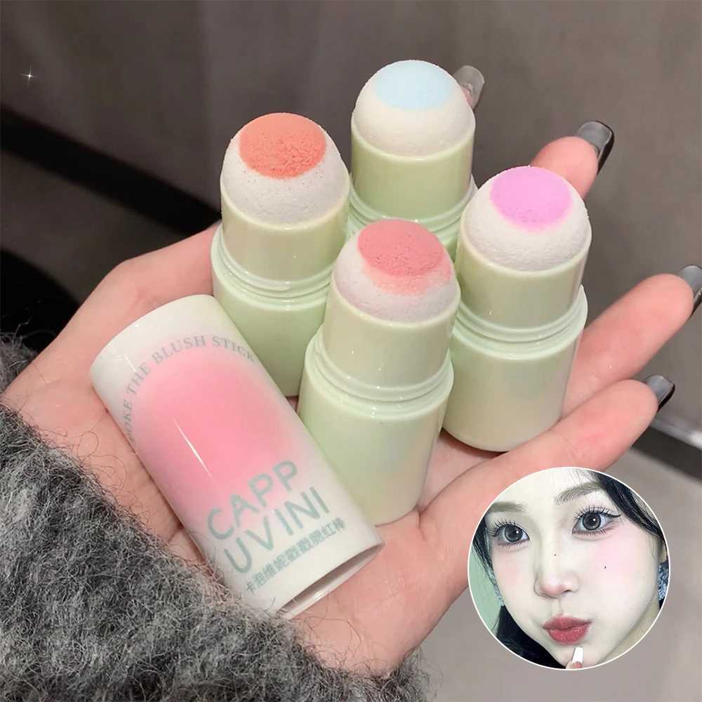 Cappuvini Monochrome Color Poke Blush Stick Facial Blush For Cheek Expansion Color Matte Low Saturation Makeup Rouge W250911