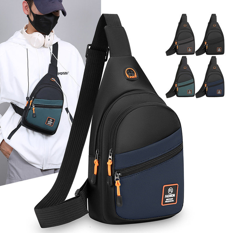 New Chest Bag Luxury Free Shipping Bag Men S Single Shoulder Portable Crossbody Designer Bag Bag Waterproof Oxford Cloth Chest Sports Casual Backpack 