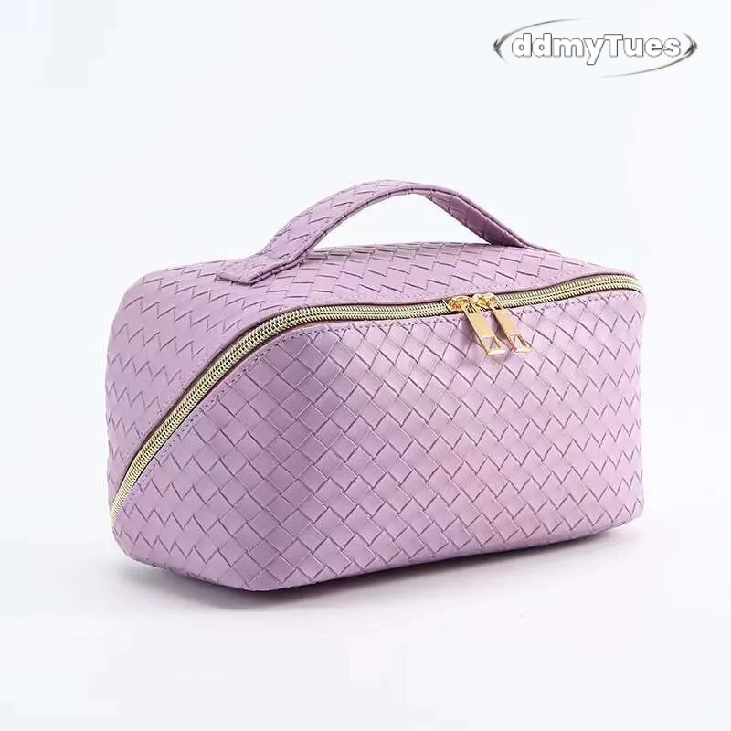 Large Capacity Woven Makeup Portable Handheld Toiletry Travel Storage Multifunctional Waterproof Bag TUES