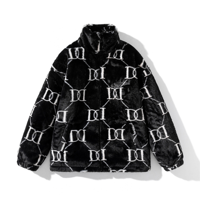 Free shipping designer womens Jackets for women new fashionable outerwear for winter loose and versatile with thick cotton fur jacket