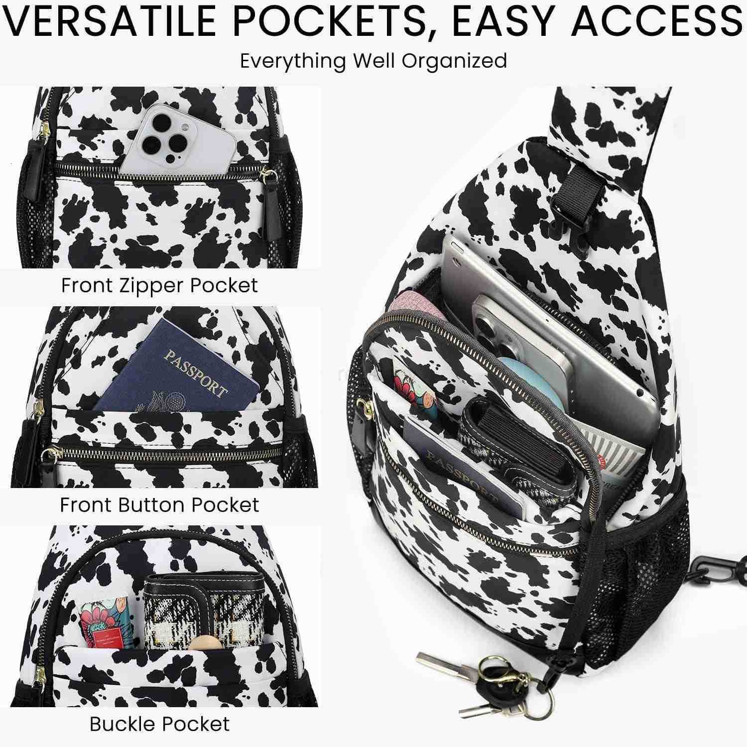 Small Crossbody Purses Bags for Women Men Travel Chest Sling Bag Women Casual Cross Body Bag for Woman Sling BackpackW250911