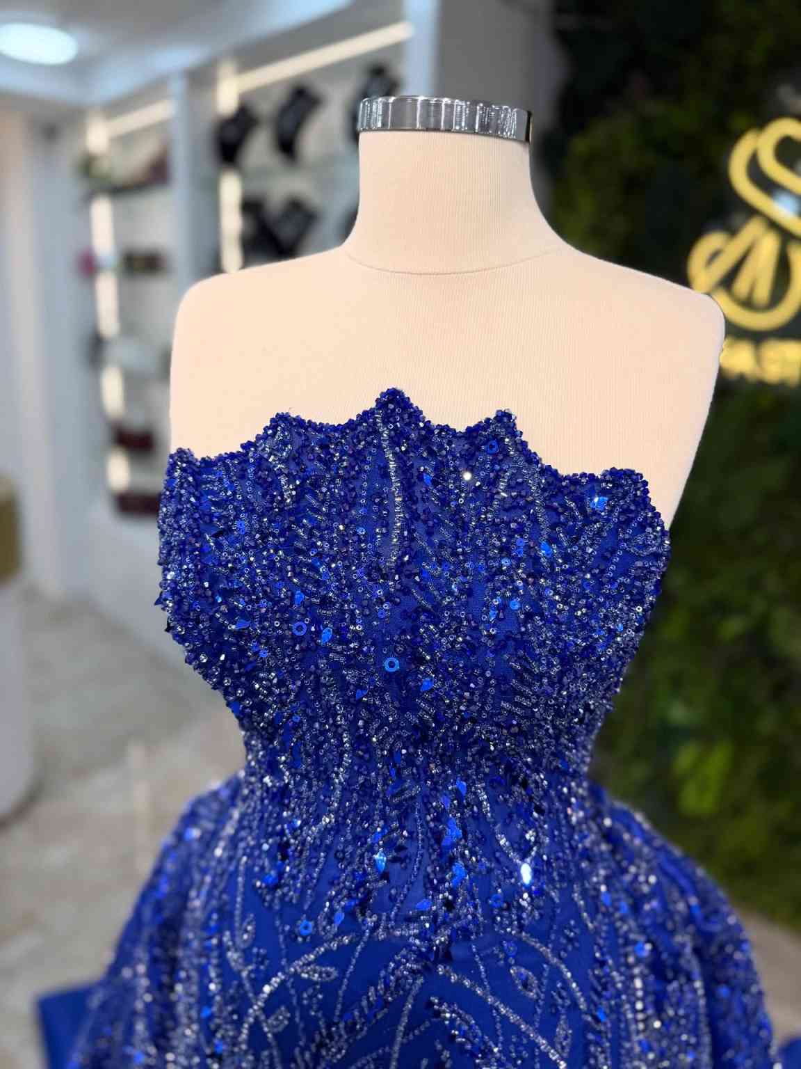 Real Picture Evening Dress Mermaid Prom Gowns Shine Lace Satin Applique Prom Dress Sequined Robes De Mariee Size Customized vestido de novia