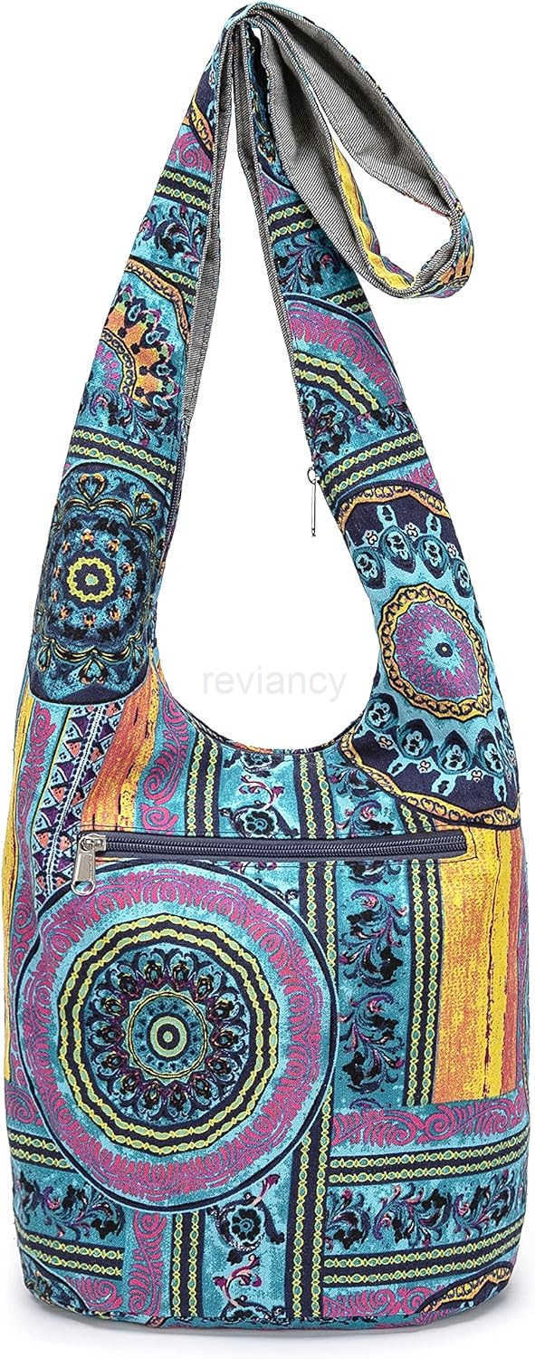 Women Shoulder Handbags FAshion canvas Hippie Crossbody Bags Bohemian Animal Prints W250911