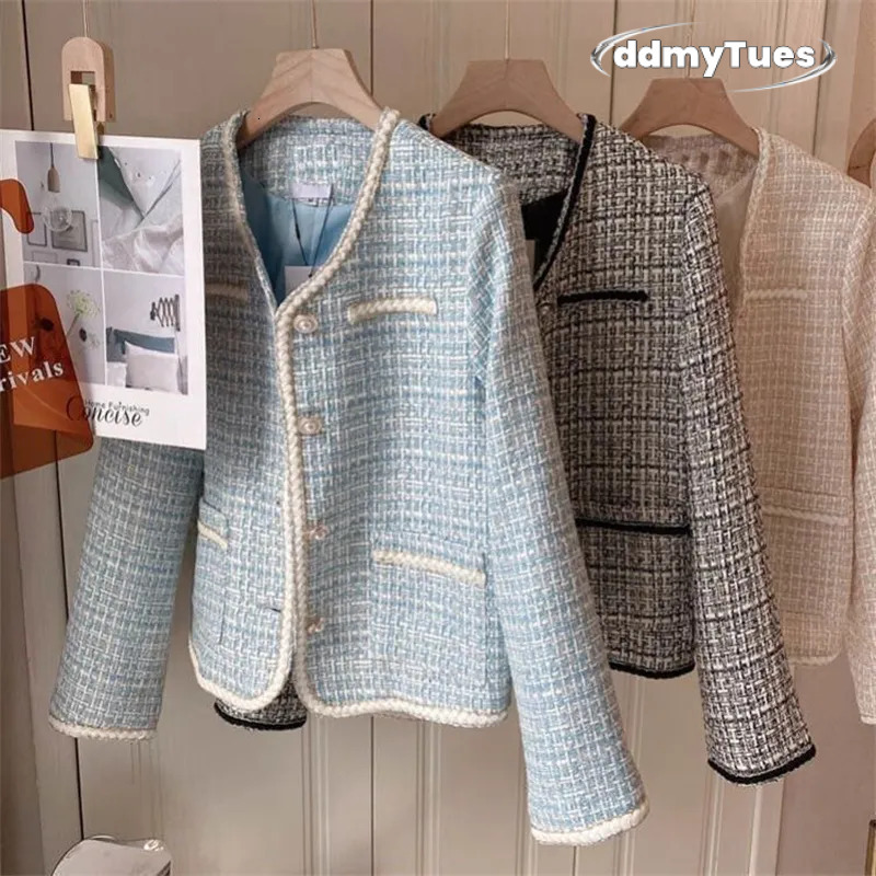 Free shipping designer autumn classic fashion simple short jacket light casual with cotton or regular TUES