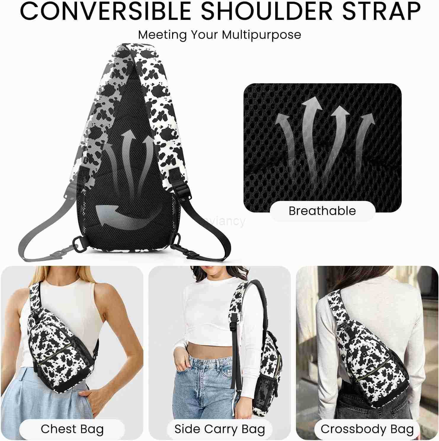 Small Crossbody Purses Bags for Women Men Travel Chest Sling Bag Women Casual Cross Body Bag for Woman Sling BackpackW250911