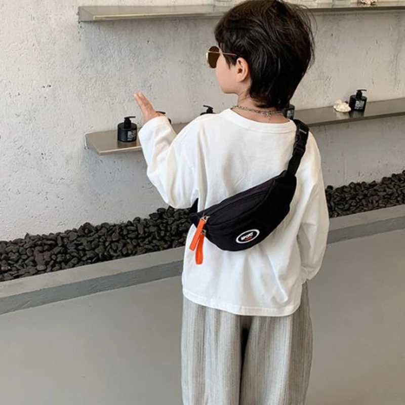 New Fashion Cute Chest Bag One Shoulder Crossbody Fanny Pack Canvas Diagonal Bag Zipper Bag Coin Purse Z250911