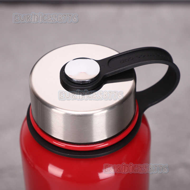 304 Stainless Steel Insulated Cup Outdoor Large Capacity Portable Sports Water Bottle Hiking Cycling Space Bottle Custom Printed H250911