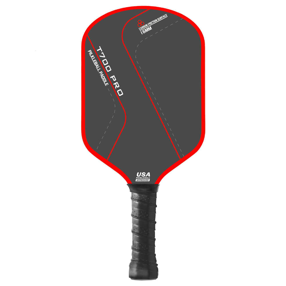 New T700 Pickleball Paddle Carbon Fiber USAPA Approved Pickle Ball Paddle Lightweight Frosted Surface Professional Game Supplies