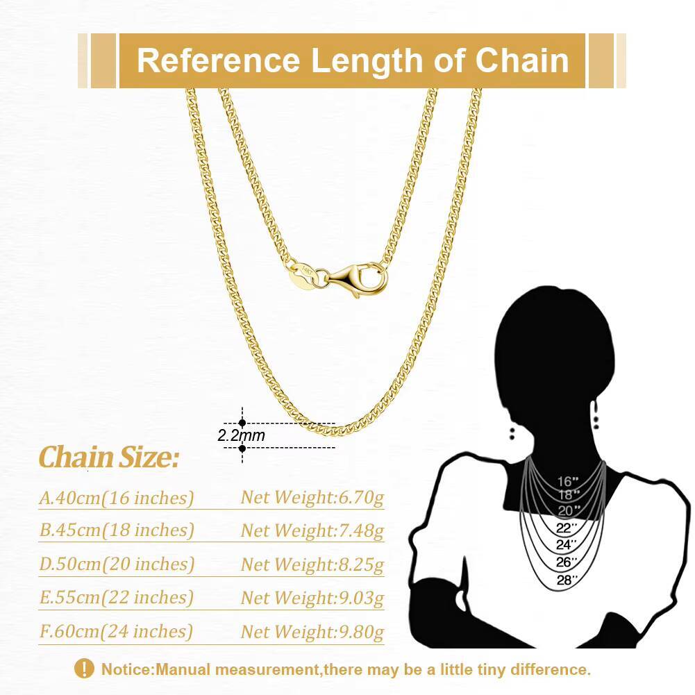GC04 Hiphop Cuban Link Chain Necklace Cadenas De Oro 18k Au750 Pure Chain 18k Japan Gold Jewelry 18k Real Solid Gold Chain