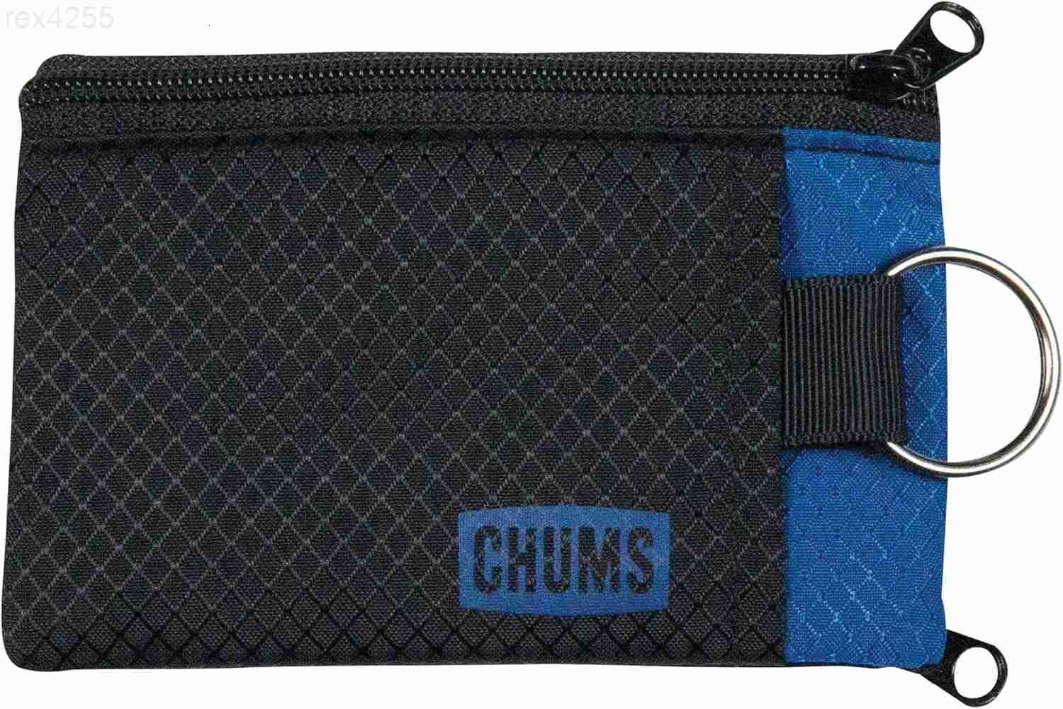 Surfshorts Wallet Lightweight Slim Wallet with RFID Blocking Card Clear ID Window Zippered Minimalist Wallet wKey Ring Solid ColorsW250911