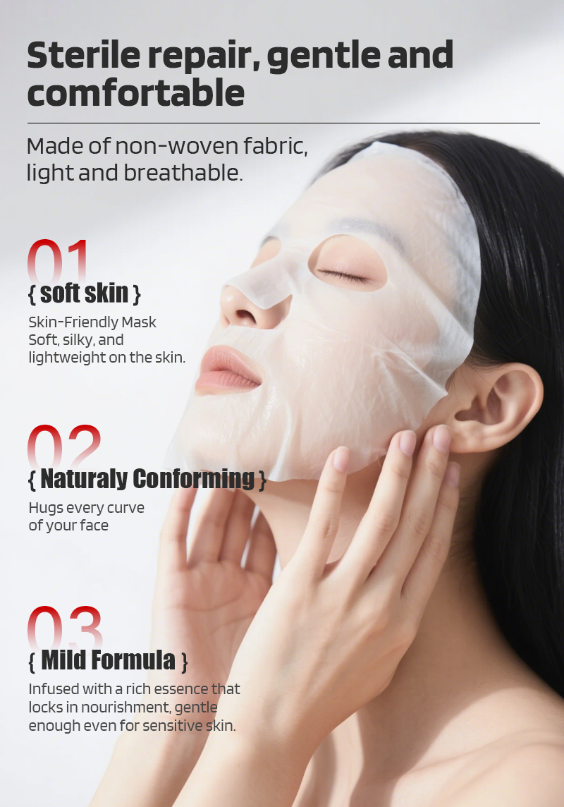 CONPUVON deep repair facial sheet mask high content H.A post procedure pro repair