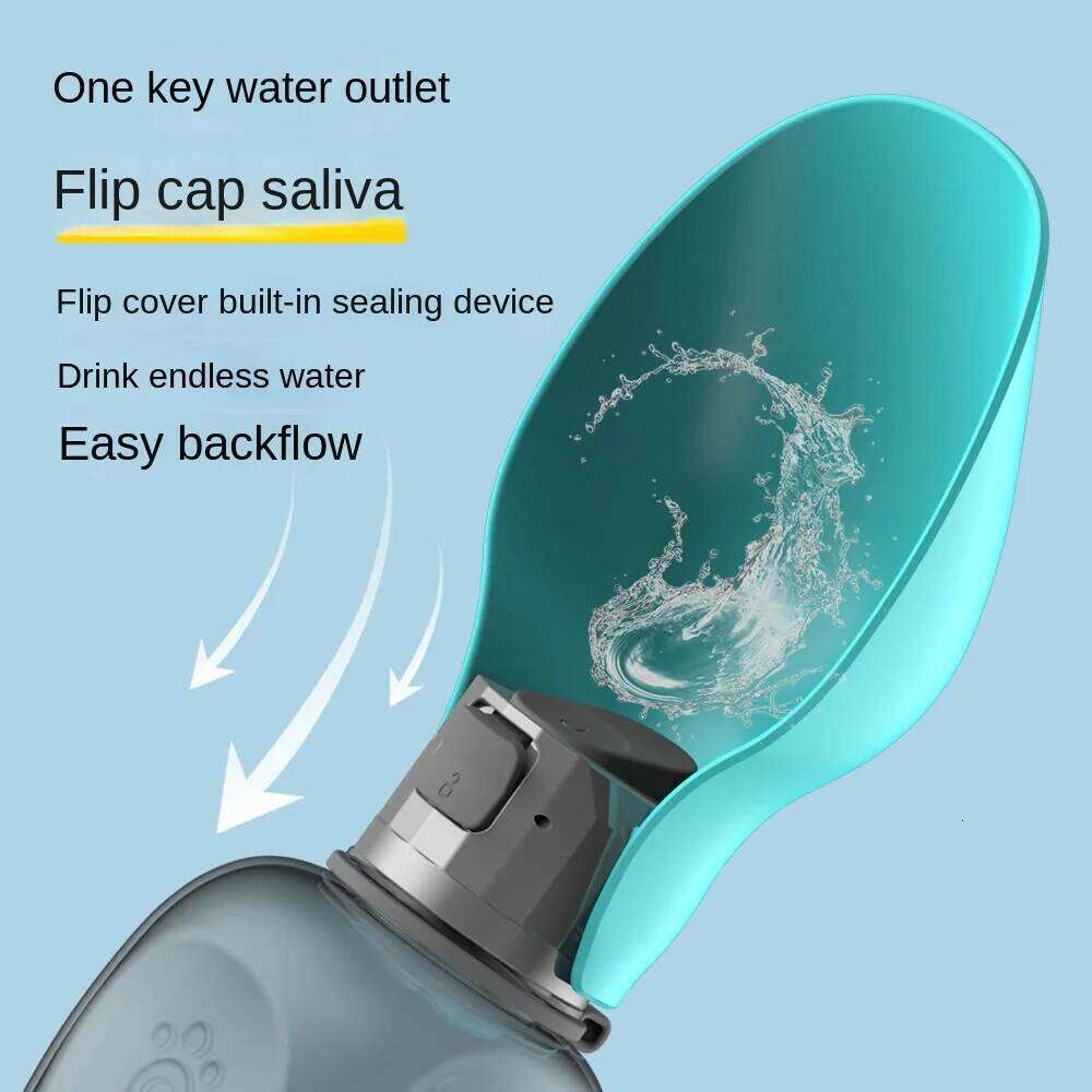 designer brand Pet Cup Portable Bottle Outdoor Leaf Shape Dog Walking Folding Drinking Water