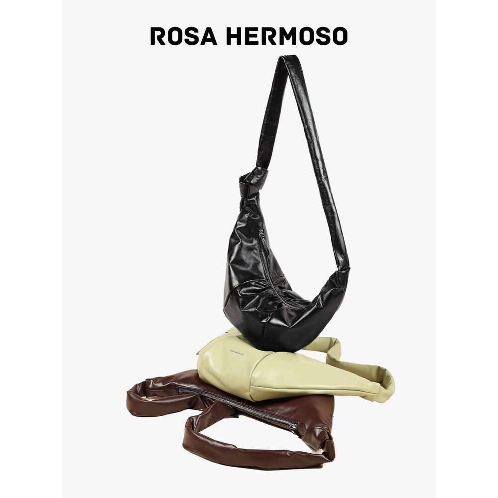 Genuine Leather Fashion Women's Horn Hot Selling Design Trendy Shoulder Ultra Thin Cowhide High Quality Crossbody Bag