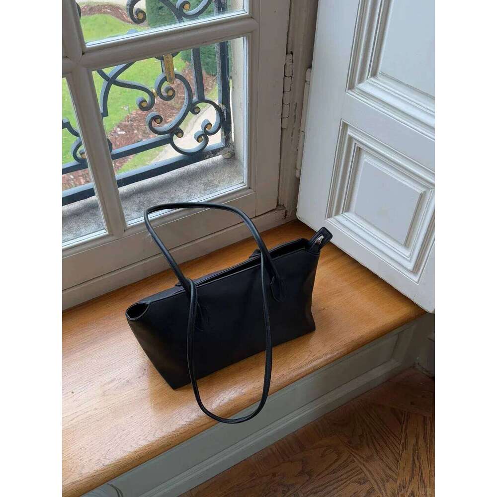 High Quality Soft Long Handle Fashion Tote Genuine Leather Women Shoulder Bag Office Large Capacity