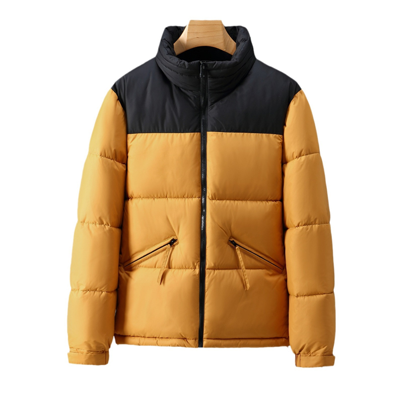 Free shipping designer Mens Jackets new short stand up collar men down cotton jacket for winter casual warmth mens bread coat