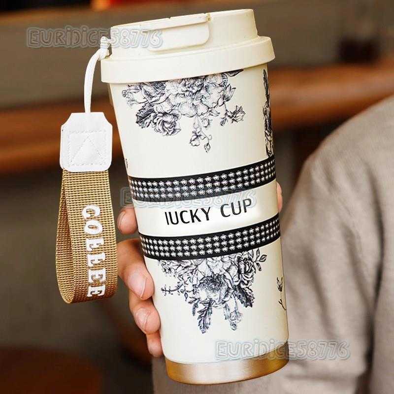 Double Drinking Insulated Cup for Women High Aesthetic Travel Cup with Straw 316 Coffee Cup for Men 2025 New Model Water Cup H250911