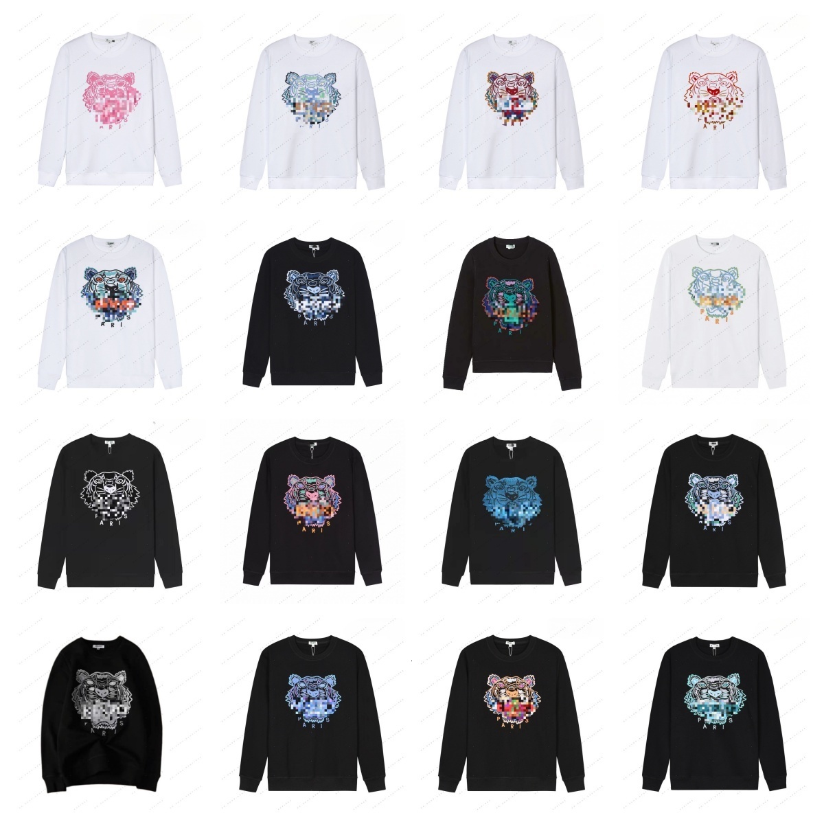 kenzoshirts hoodie Tiger Shaped Kenzoismly Casual Men and Women Long Sleeve Warm Cotton Hoodie Clothing Sweater Hip Hop Sweatshirt kenzojumper kenzohoody 7F