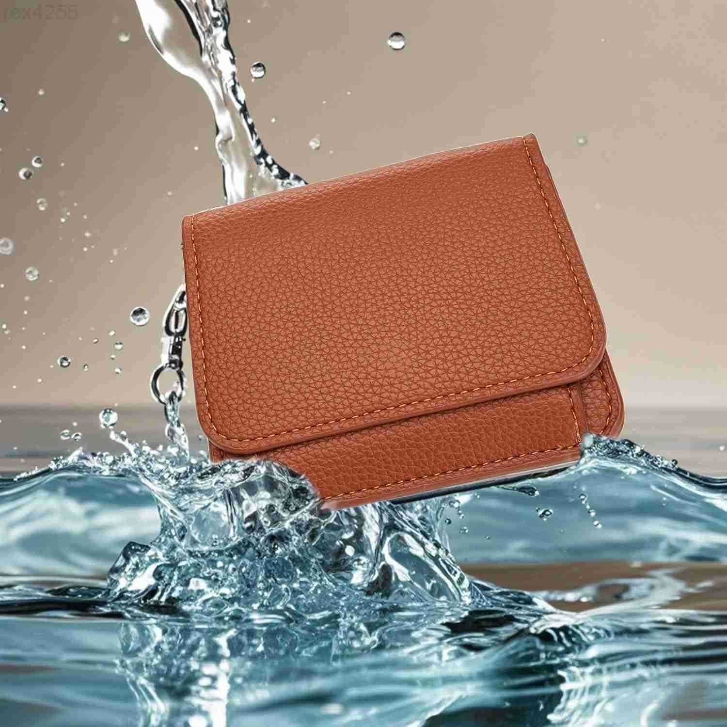 Wallet RFID for Women Key Chain Wristlet Bracelet With Wallet Stretchy Wrist Strap With Id Window PurseW250911