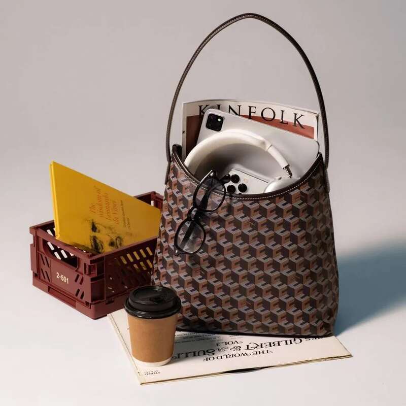 CHRISTY Ng's SPACIOUS CROSSBODY TOTE Bag, LARGE CAPACITY ORGANIC COTTON SHOULDER BAG FOR COMMUTING & Travel, ERGONOMIC DESIGN