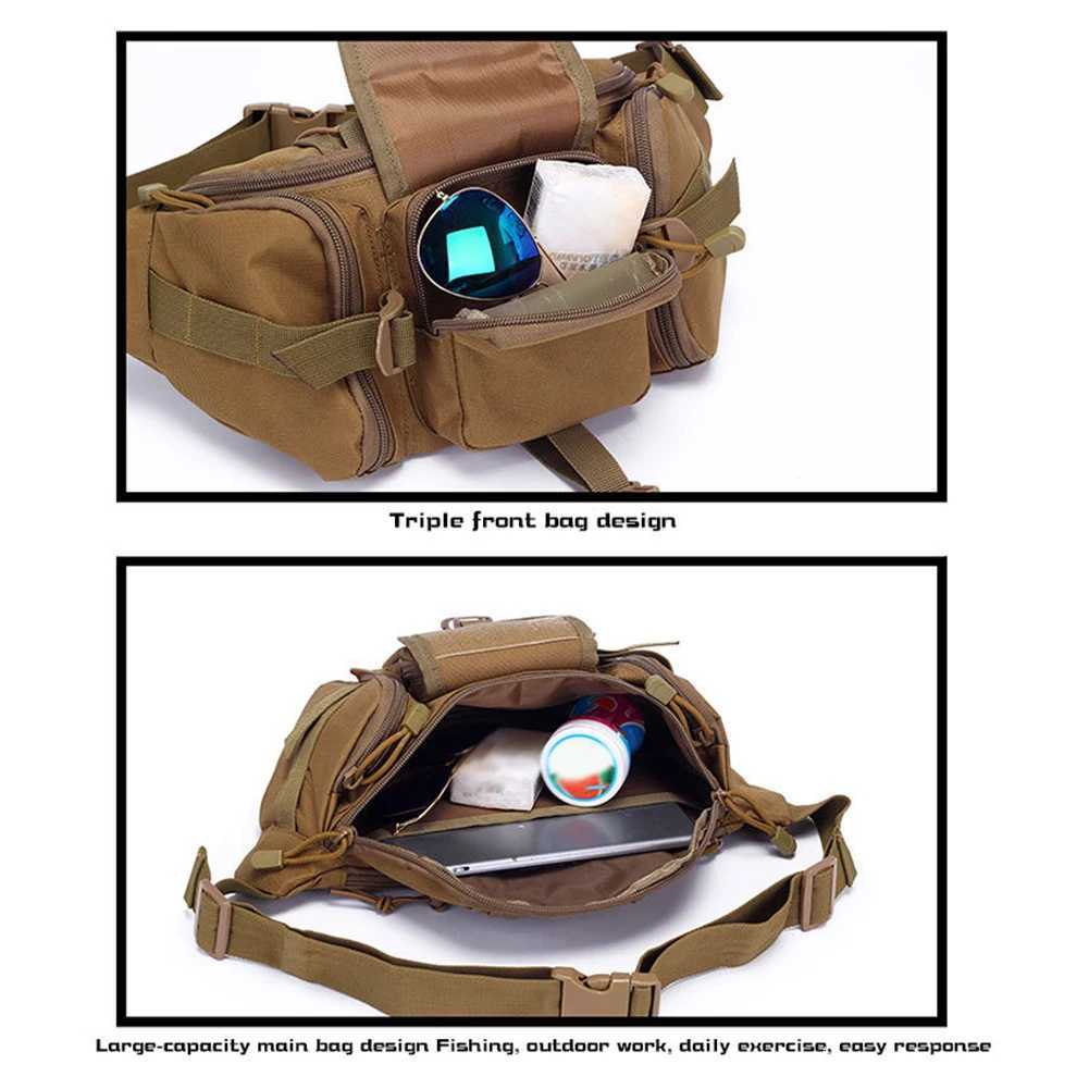 Outdoor Sports Waterproof Waist Bag Multifunctional Chest Sling Pack Unisex MultiPurpose Storage Bag For Travel Daily Commute Z250911