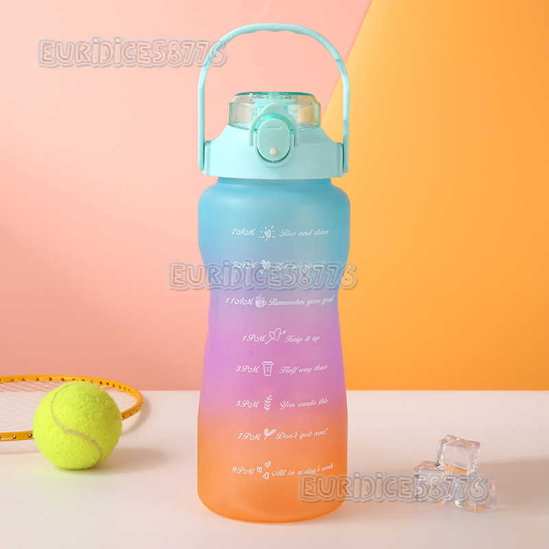 Large Capacity Threepiece Plastic Cup Set Outdoor Portable Sports Water Bottle Plastic Water Cup H250911