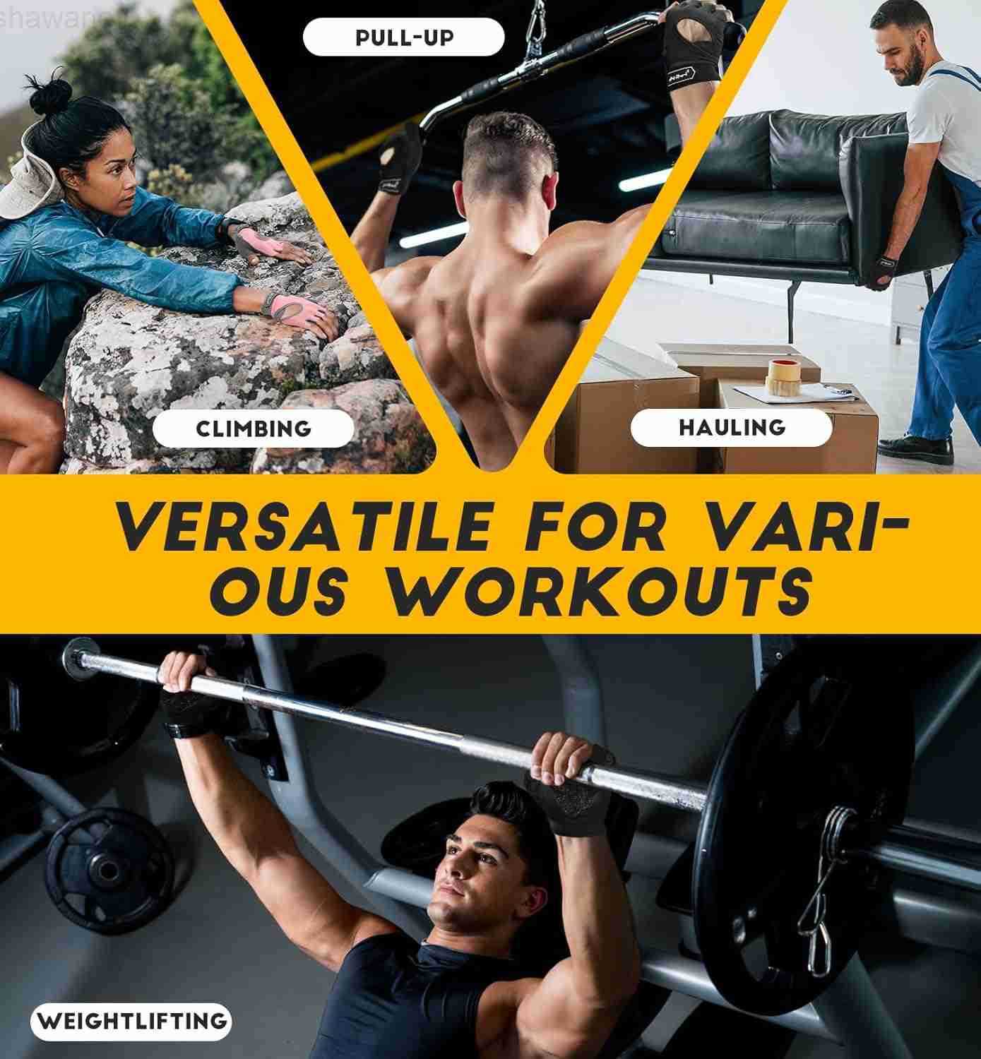 Workout Gloves for Men Women Kids Ventilated Exercise Gloves Cycling Gloves with Full Palm Silicone Padding for Fitness Tennis Weightlifting Gym Train