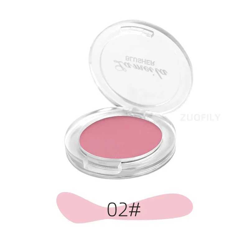 Monochrome blush Pallete 6 Color Peach Face Mineral Pigment Cheek Blusher Powder Makeup Professional Contour Shadow Pink Blusher W250911
