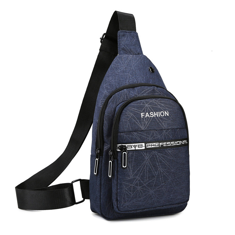 Men S Chest Bag Luxury Free Shipping Bag Casual Korean Style Trendy Oxford Cloth Sports Small Bag Single Shoulder Crossbody Bag Factory Designer Bag
