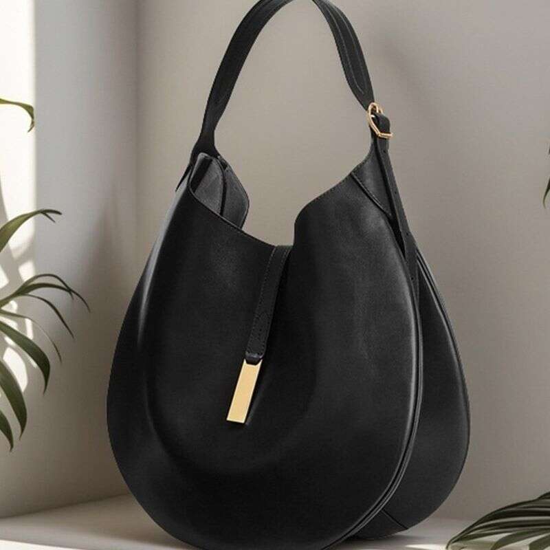 Bags Women's Underarm Suede Equestrian Design Dumpling Tote Style Hand Held Crescent Bag Large
